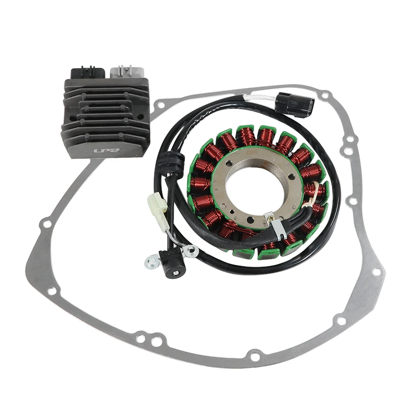 Passend für Yamaha XVS1300 XVS1300A XVS1300CT XVS1300CTF XVS1300CU V-Star Racer Bolt R-Spec Regulator Magneto Stator Coil Gasket Ki – Detail 4