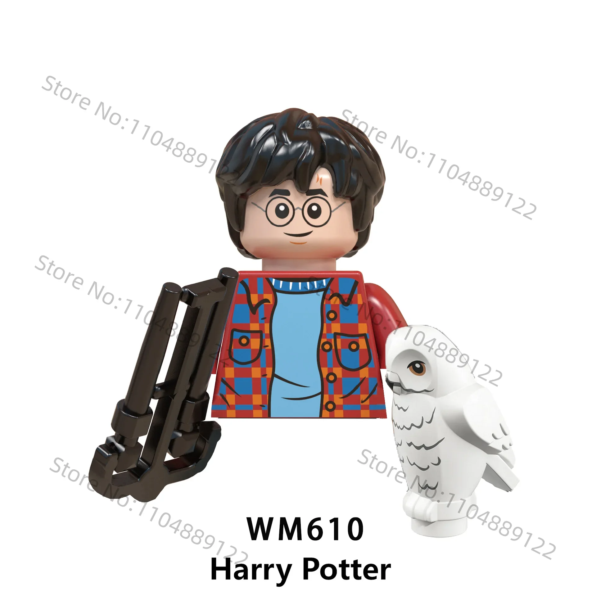 Hot toys Harry Potter MINI Block toy Lovegood Ron Malfoy Luna building block gift action character doll