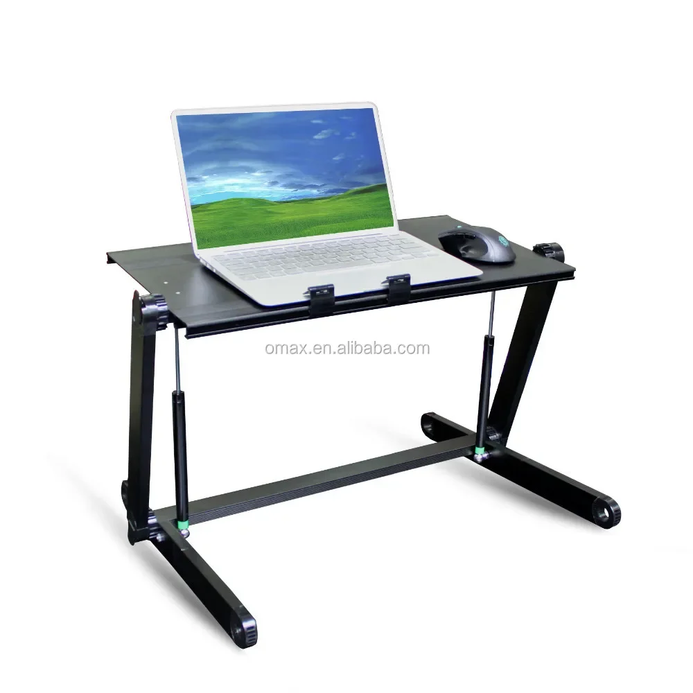 Wholesale portable metal laptop folding table, computer desk