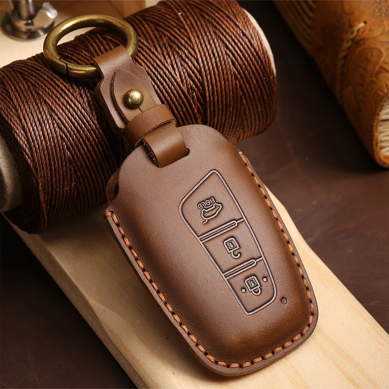 Car Handmade Leathe… - image