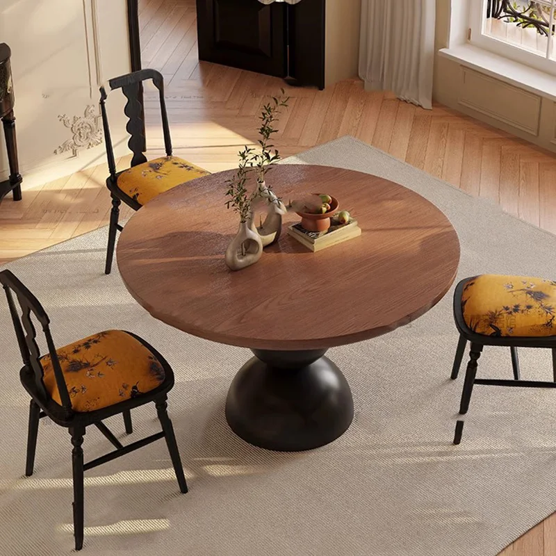 

Glamour Luxury Table Beauty Cozy Unique Elegant Dining Table Premium Vintage Tavolo Rotondo Allungabile Dining Room Furniture
