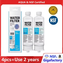 Genuine DA97-17376B Refrigerator Water Filter, NSF Certified Brand,  HAF-QIN, EXP, DA97-08006C, RF23M8070SG, RF23M8070SR
