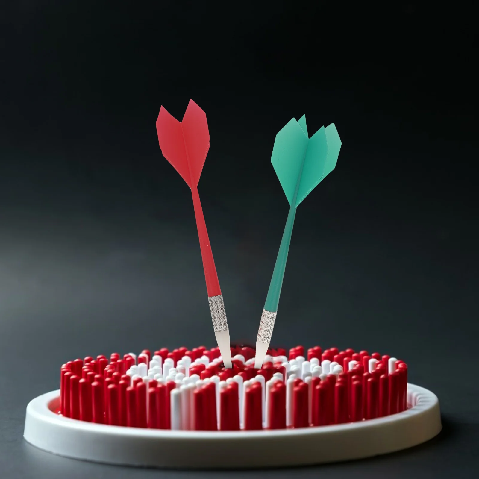 

6Pcs Indoor Outdoor Plastic Tip ABS Needle Throwing Tips Copper Shafts Non Slip Stable Accessory Professional Dart Game