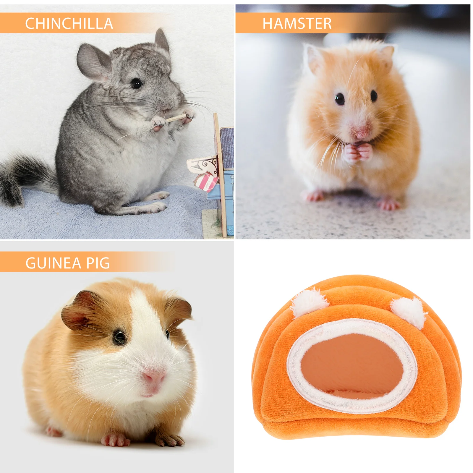 

Pet Cotton Nest For Hamster Small Rabbit Lightweight Portable Sleep Bed Warm Nest House Premium Material Cozy Burrowing Bag For