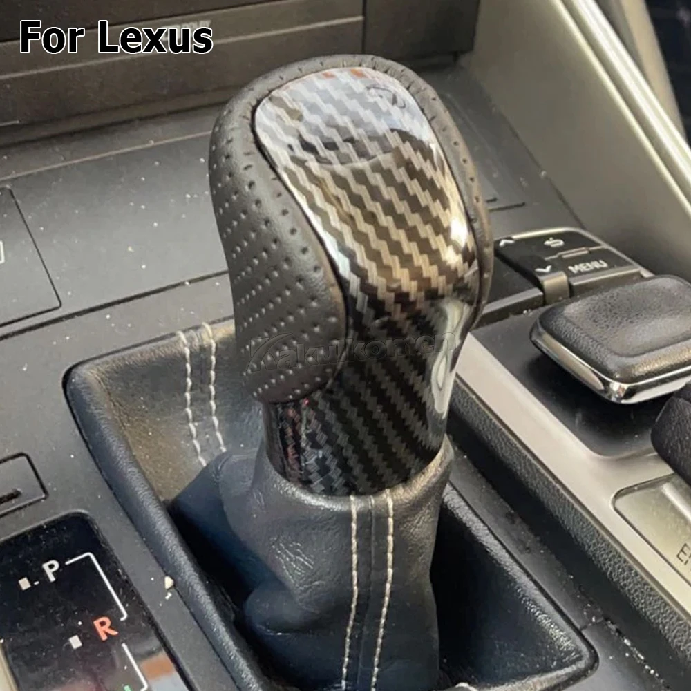 Automatic Gear Shift Knob For Lexus ES GS-450H GX IS-300 NX-300H RC-300 RX-350 2015-2021 PU Leather Shifter Handball