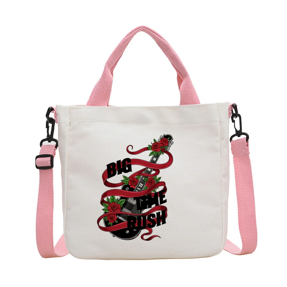 Bolsa de compras Big Time Rush, bolso de hombro, bolsas de tela estilo Y2K para mujer