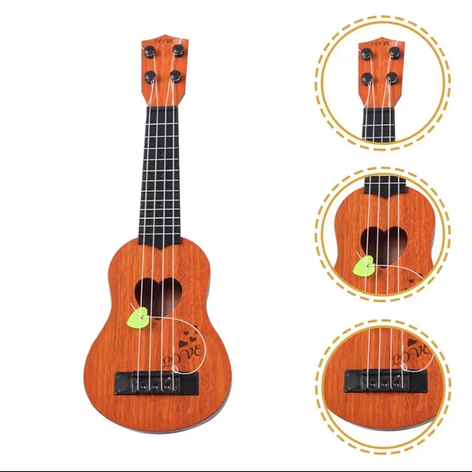 Montessori 38/44CM Children Guitar Toy Can Be Used To Play Elementary Instruments Yukrili Music Toys Boy Girl Christmas Gift