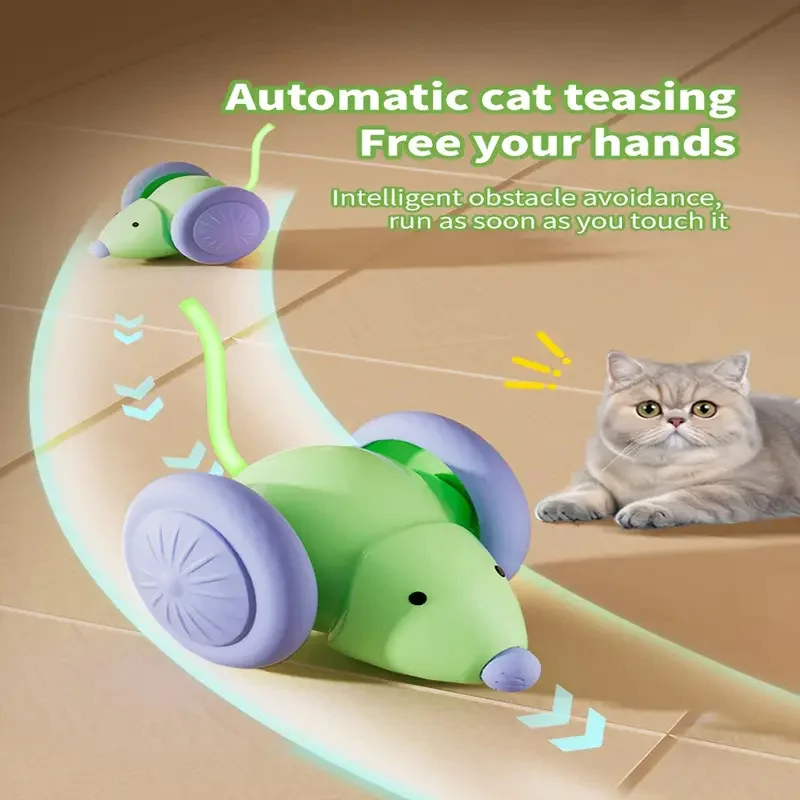 Intelligentes Katzenspielzeug, automatischer interaktiver Ball, elektrischer Rollball, USB-wiederaufladbar, beweglicher Katzenball, springender Ball, Geburtstagsgeschenk – Detail 18