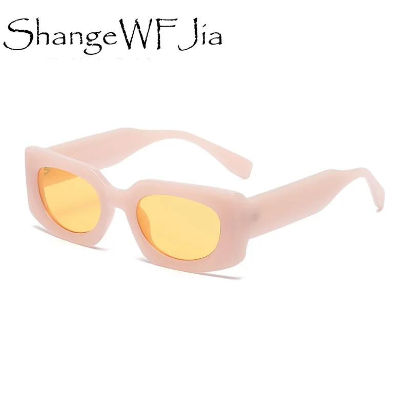 

Винтажные прямоугольные солнцезащитные очки, модные квадратные очки ярких цветов, модные мужские очки 2025 года, брендовый дизайн, солнцезащитные очки UV400