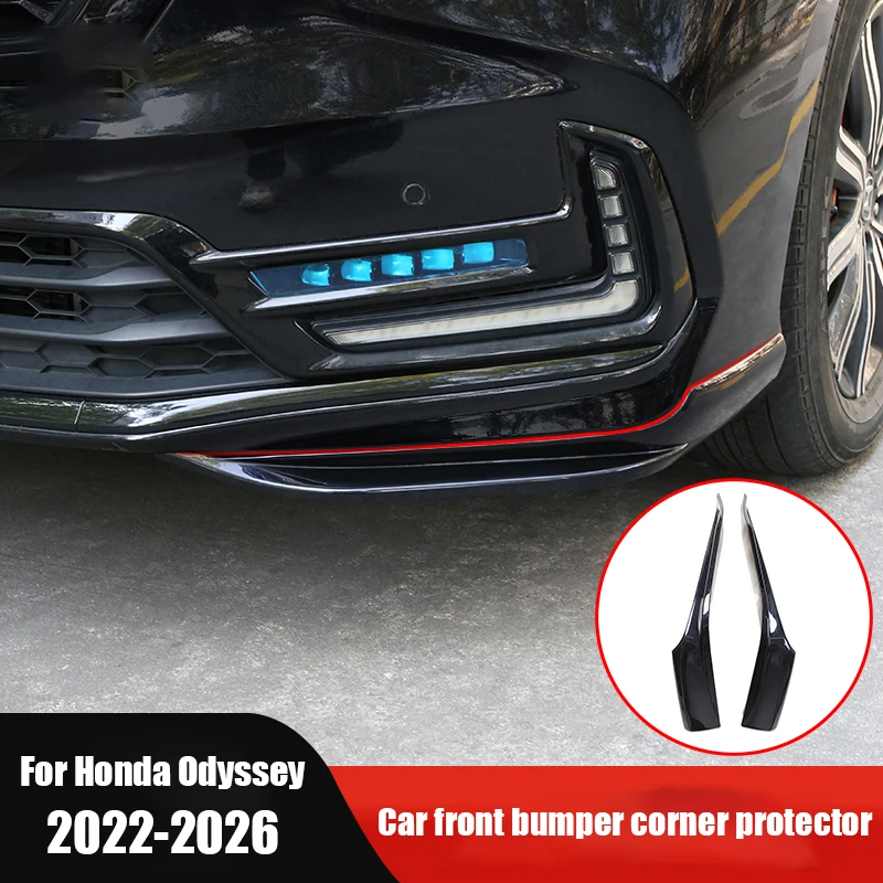 

Передняя угловая защитная полоса, декоративная полоса для предотвращения столкновений, спортивная полоса против царапин для Honda Odyssey 2022 2023 2024 2025 2026