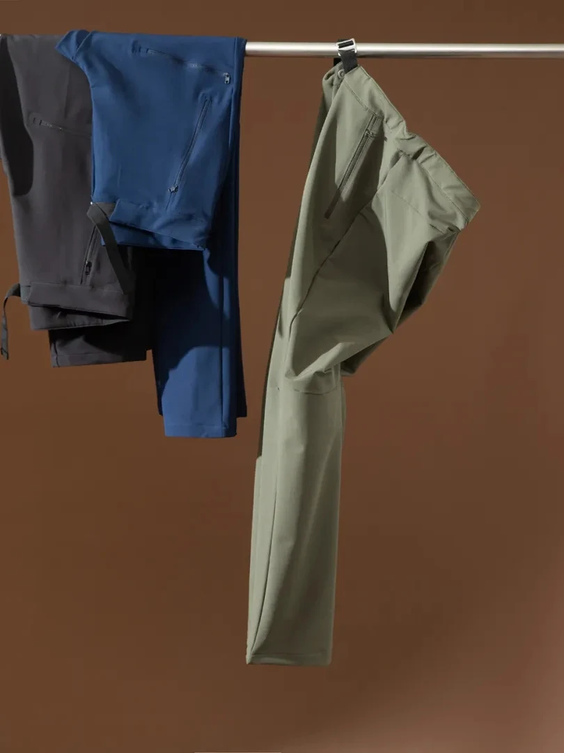 

Outdoor Softell Hiking Pants Men's Spring Summer Windproof Water-resistant Elastic Sports Casual Straight Leg Trousers