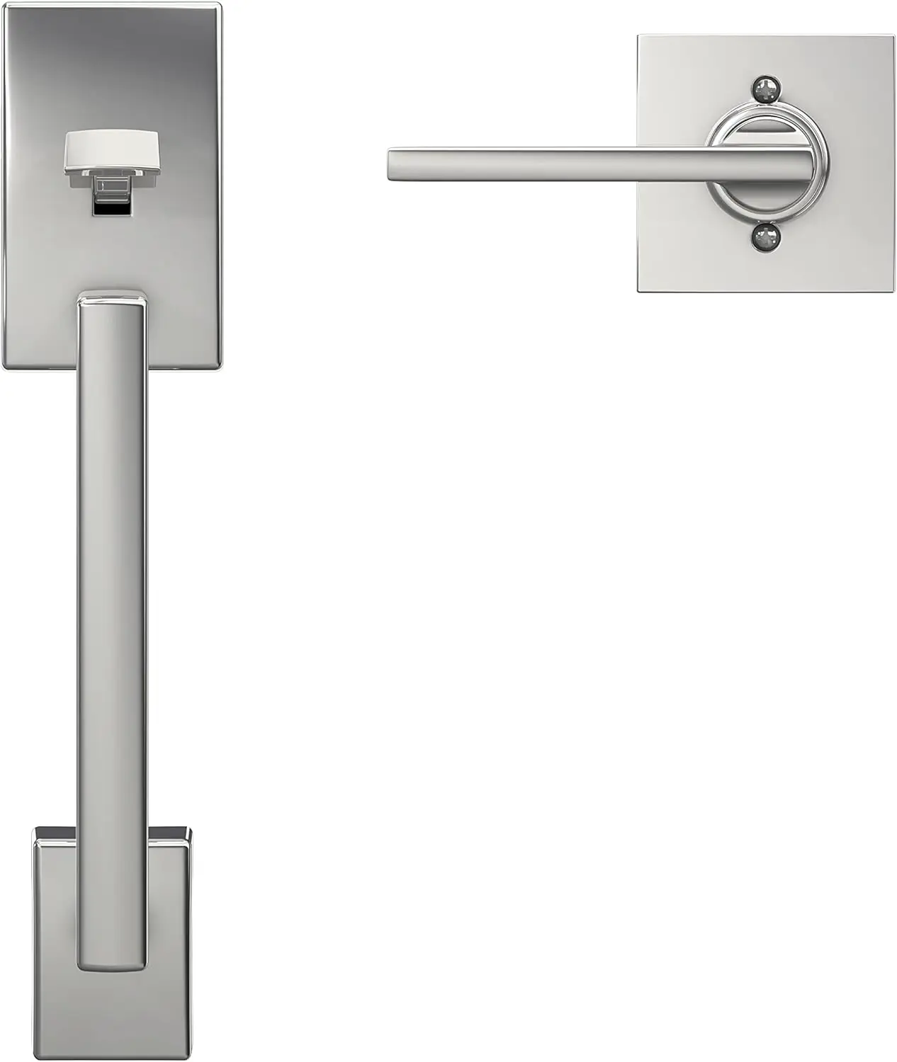 FE285 CEN 625 LAT COL 16-080 10-027 134, внутренняя ручка переднего входа, отделка Collins, яркий хром