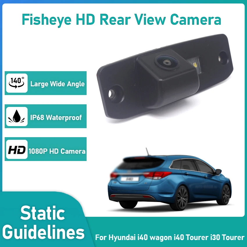 

CCD HD Fisheye Rear View Camera For Hyundai i40 wagon i40 Tourer i30 Tourer Car Backup Reverse Parking Monitor Night Vision