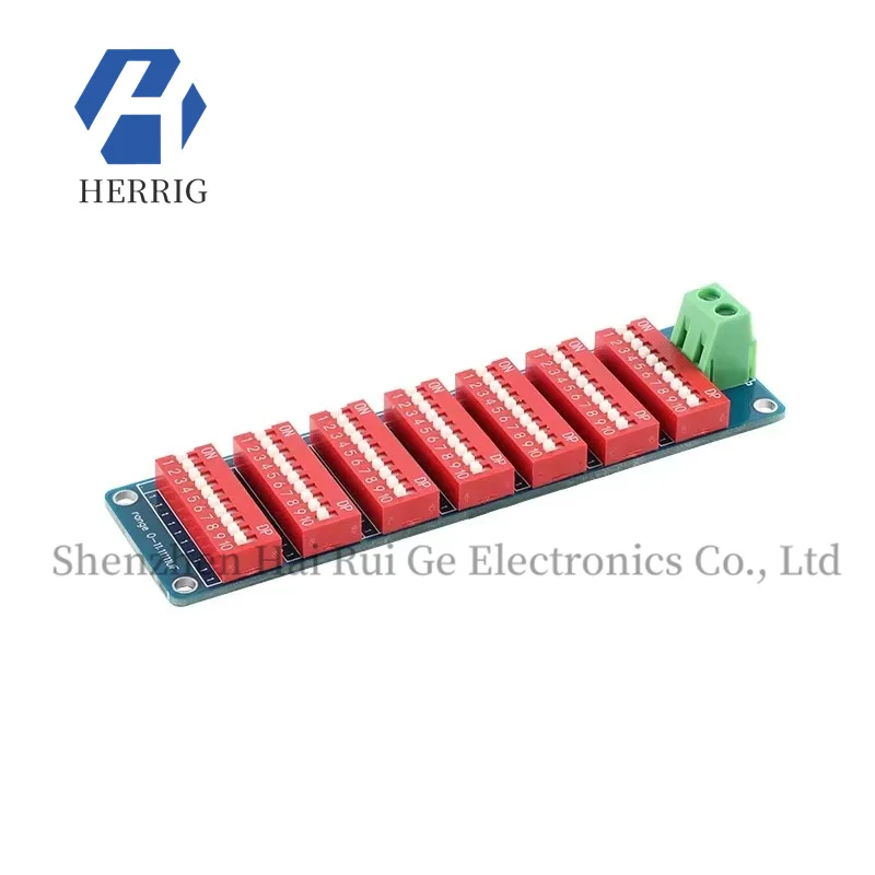 

Original genuine 1pF-11.11111uF programmable capacitor board module with eight sections, 10% precision, and 50V withstand voltag