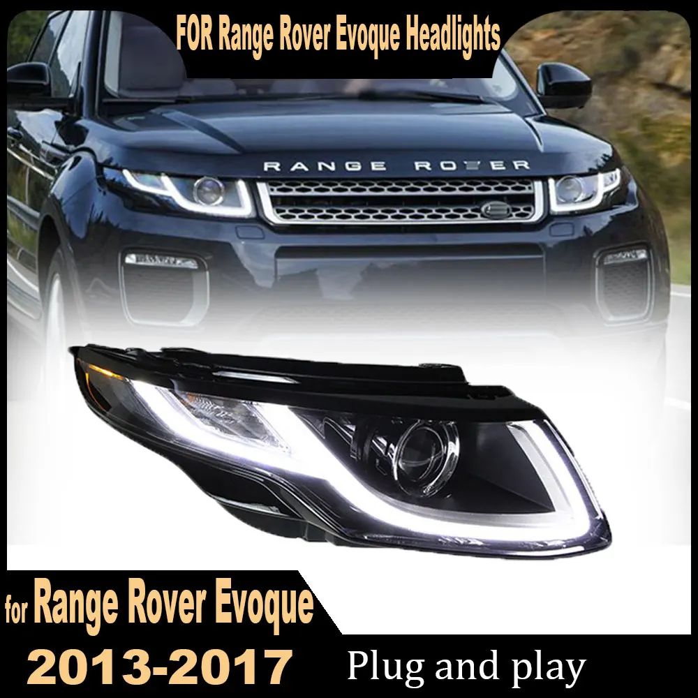 LED Front Lights For Land Rover Range Rover Evoque Led Headlights L538 2012-2018 Upgrade Led DRL Lights Assembly Accessories