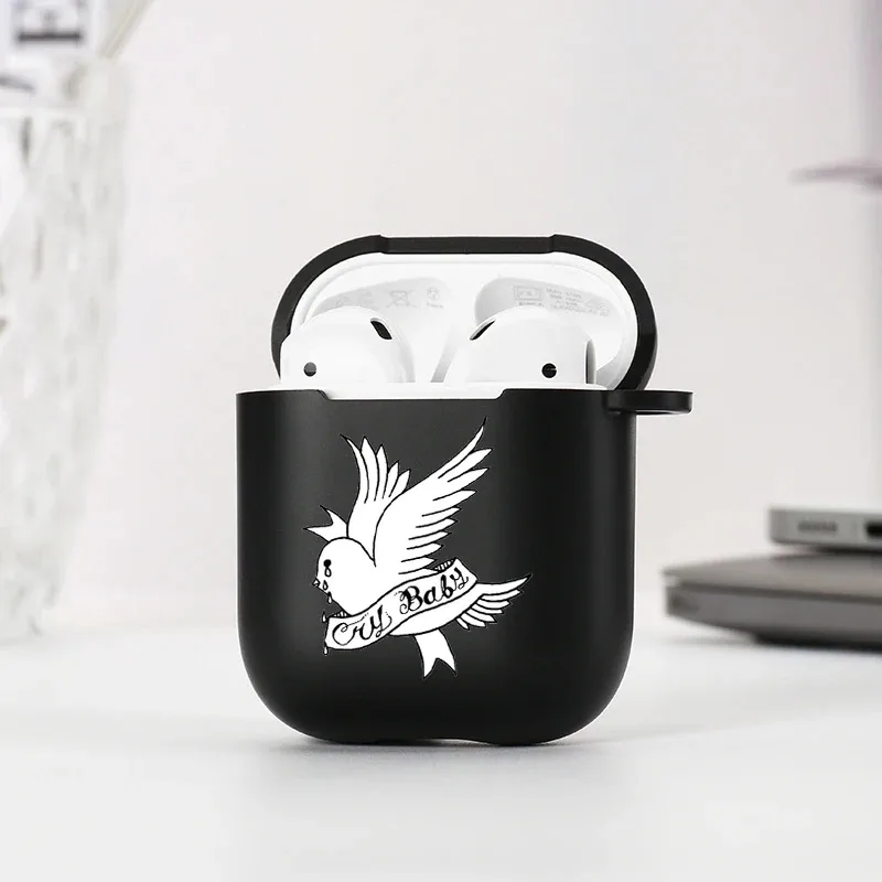 Rapper Lil Peep Crybaby Hellboy Love Tattoo Soft Case For Airpods Pro 3 2 1 Wireless Earphone Cover For Airpod Cases Funda Coque