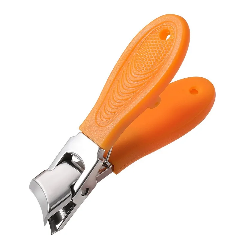 

Large Opening Pointed Nail Clipper Set Thick and Hard Toenail Trimming Large Diagonal Nails Clippers Anti Splash Nail Clippers
