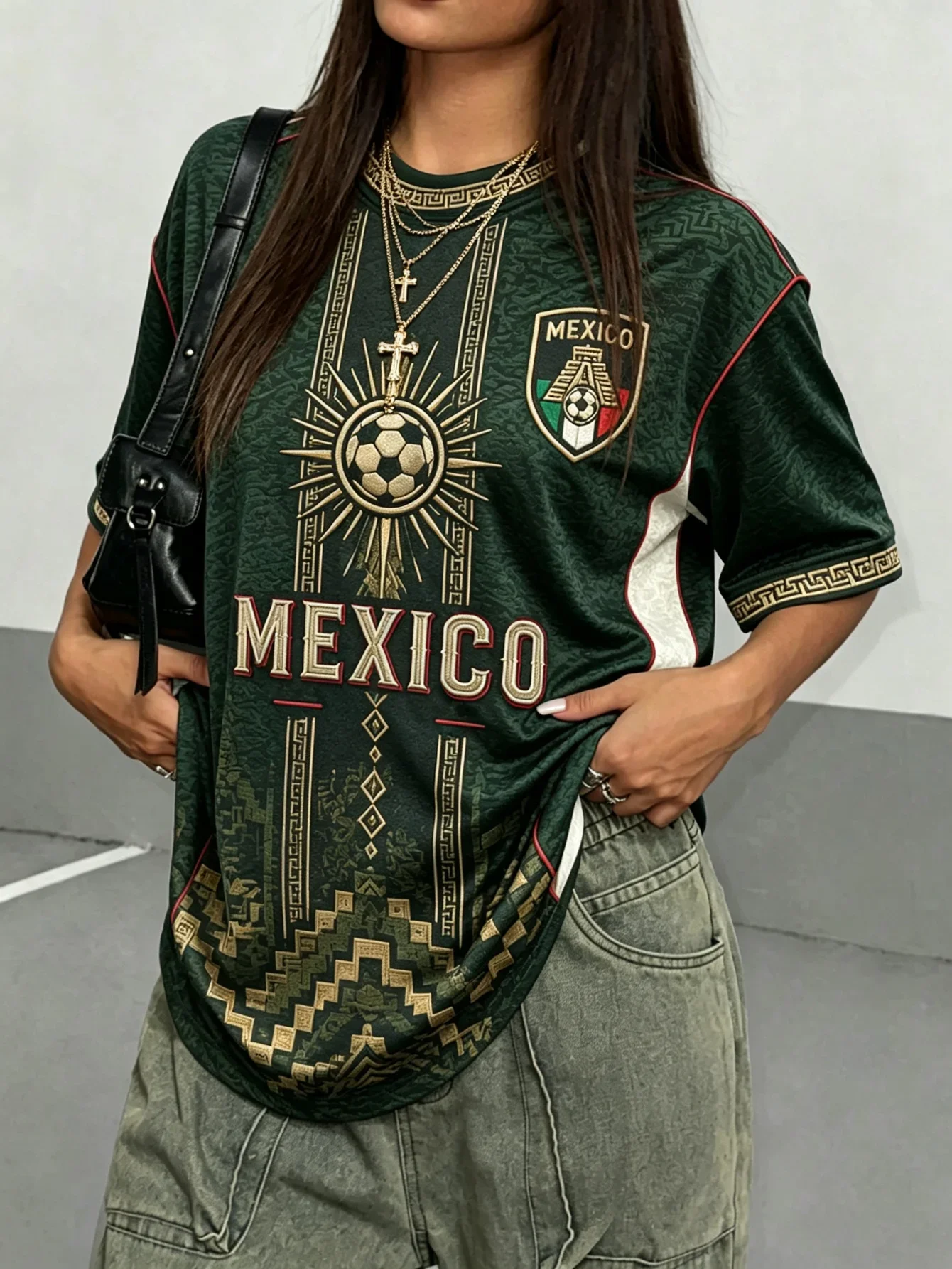 2026 Edition Mexican Football Fans Training T-shirt - 3D Printed - Fashionable and Comfortable - Family-Promoting Clothing