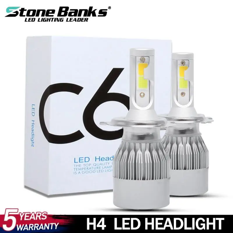 C6 H4 Led Headlight Bulbs LED Car Lights 36W 8000LM 6000K 3000K 9V to 36V Auto Headlamps Automobiles Parts