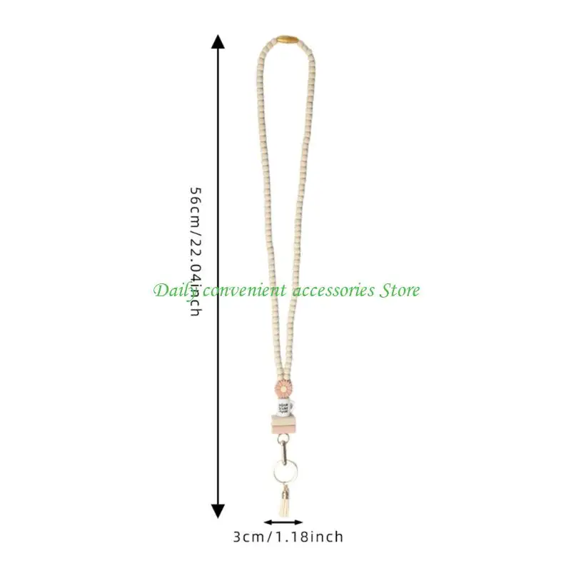 شحنة مفتاح البلوط الفني 97QB مع شرابات زخرفية مالك بطاقة هوية العمل الدائم للمكتب الاحترافي #6