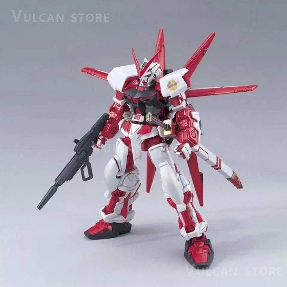 Model HG1:144 MBF-P02 Astray Red Frame Mecha Assembly Model Toy Gift with Jetpack Equipment Movable Kit Model Collection