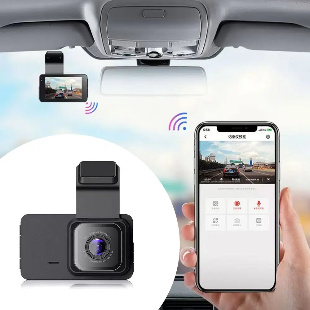 

NEW HD 1080P Car DVR WiFi Night Vision Vehicle Camera Dual Lens Dash Cam Vehicle Use