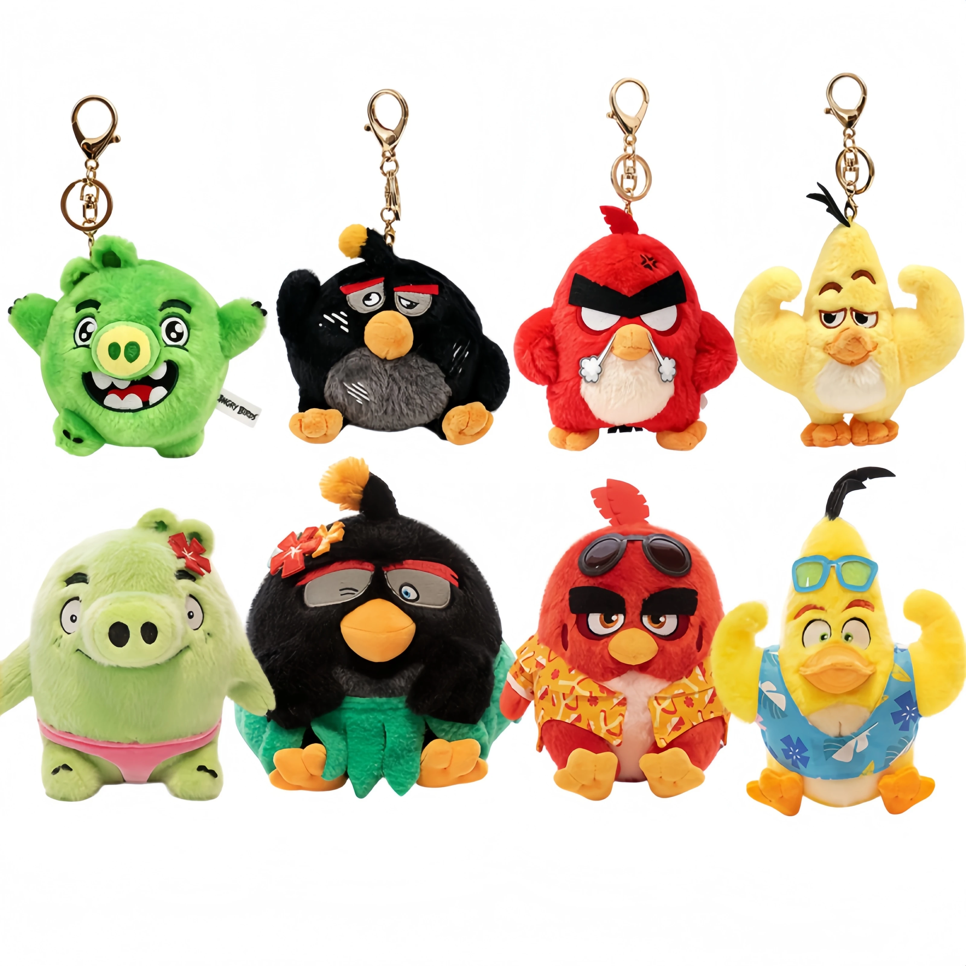 Angry Birds Original Plush Toy Bird Soft Plushies Stuffed Keychain Doll Gifts Cartoon Kawaii Casual Puzzle Games souvenirs Gift