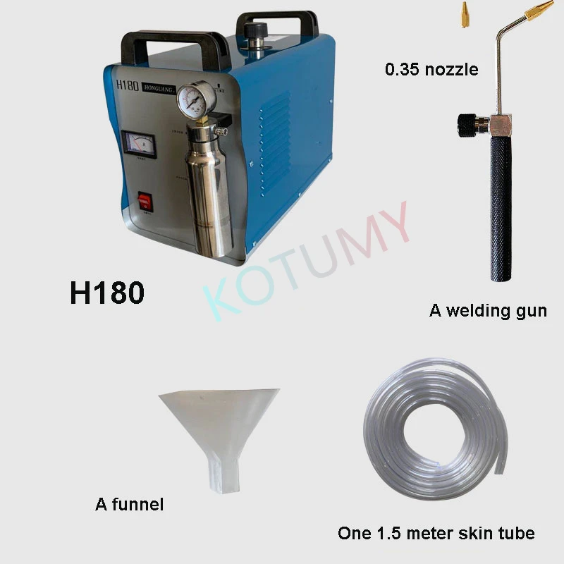 H160/H180 HHO Hydrogen Generator Water Welder Crystal Polishing Machine 75L/H 95L/H 220V/110V Acrylic Perspex Polisher