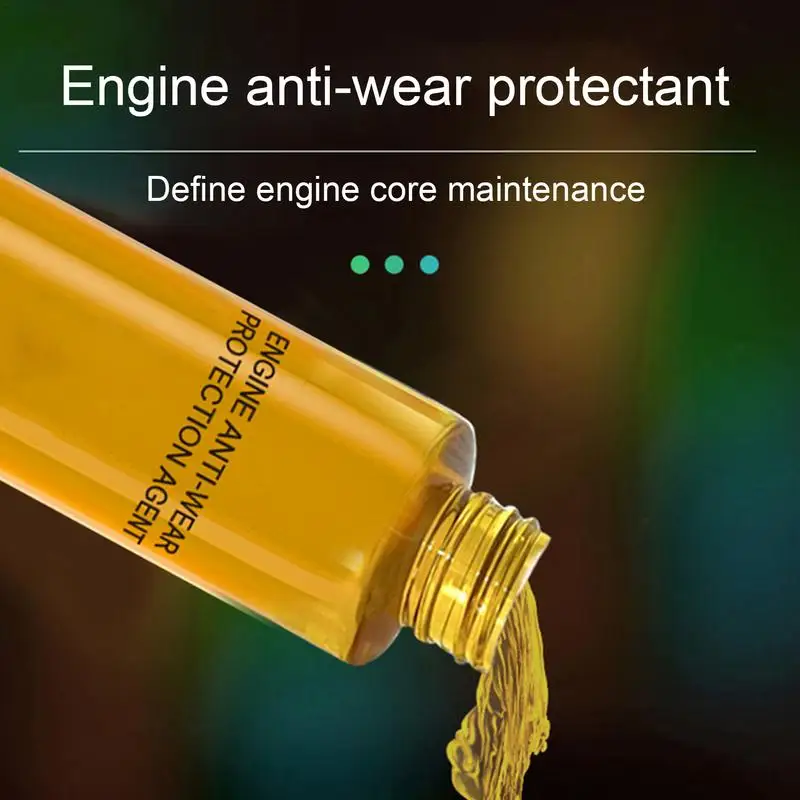 Engine Oil Protection 100ml Wear-Resistant Engine Protectant Oil Additive Highly Effective Anti-Friction Automotive Wear