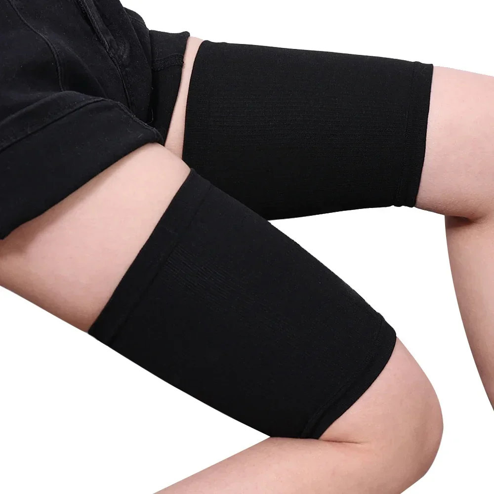 Manchon de Compression Ultra-mince pour Homme et Femme, Chaussettes artificiel astiques Respirantes Amincissantes pour Énergie des Jambes, 1 Paire