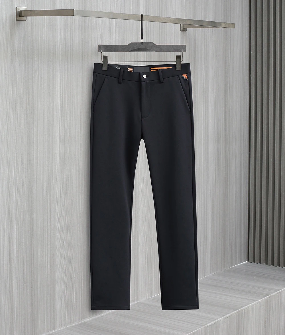 

2024 DIKU JING Autumn and winter stretch calf straight leg denim pants! Made of custom woven heavy-duty denim denim fabric for