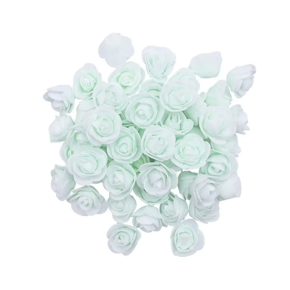 Bride Accessory 3cm Artificial Flowers 3.5cm PE Foam Foam Rose Heads Artificial Handmade Flower Materials Home Decor