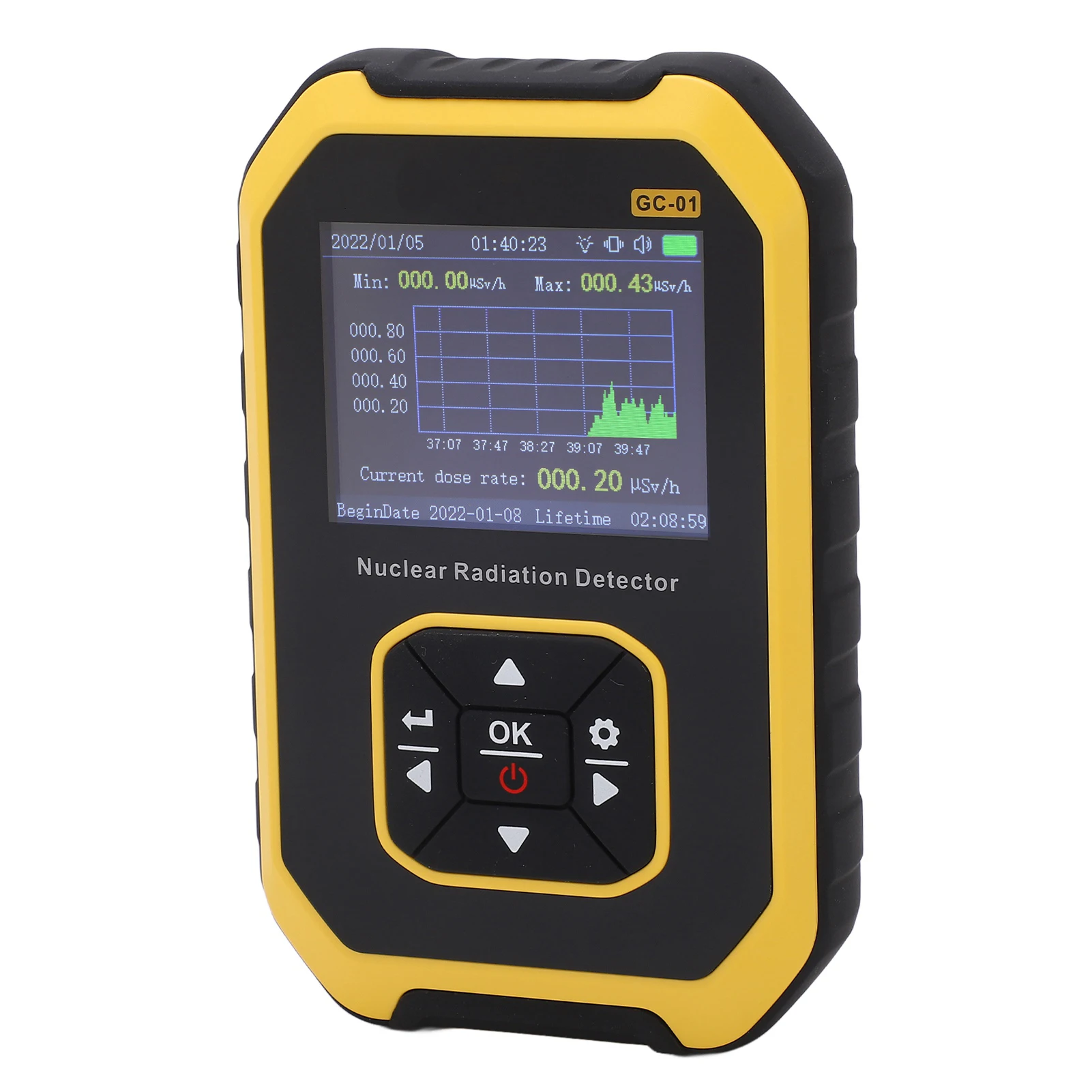 Geiger Counter β γ X Ray Real Time Monitoring Digital Radioactive Detection Meter for Marble Tile new