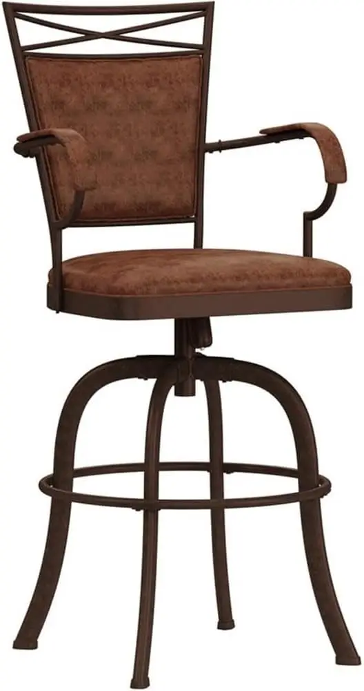

Bridgetown Swivel Tilt Barstool, Aged Bronze Finish