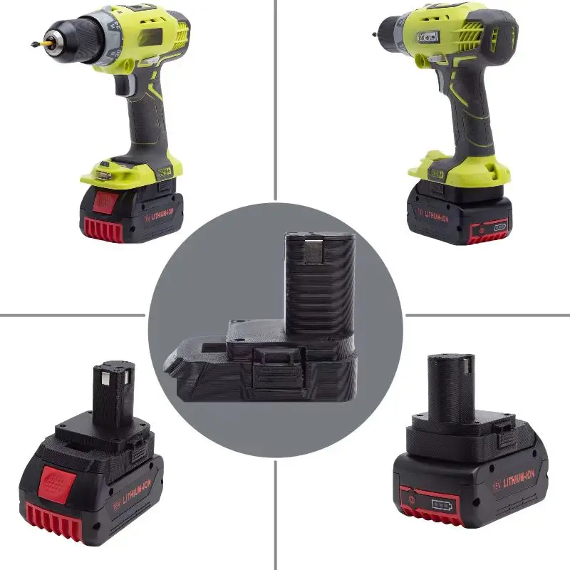 Imagem -03 - Conversor de Adaptador de Bateria para Bosch 18v Conversor de Lítio para Ryobi One 18v Ferramenta sem Escova Apenas Adaptador