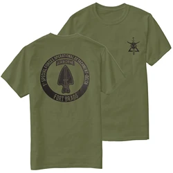Delta Force Airborne (1st SFOD-D) Fort Bragg T-Shirt 100% Cotton O-Neck Short Sleeve Summer Casual Mens T-shirt Size S-3XL