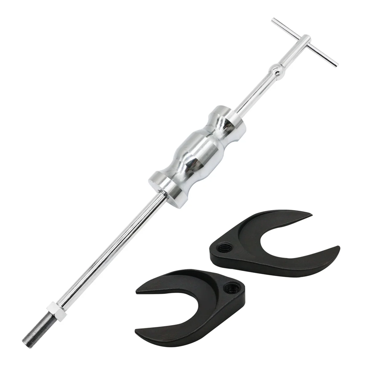 Conjunto de extrator de rolamento ingenado, ferramenta de remoção de rolamento com adaptador cv de 48mm e 63mm para reparo de máquinas de manutenção de carro, durável