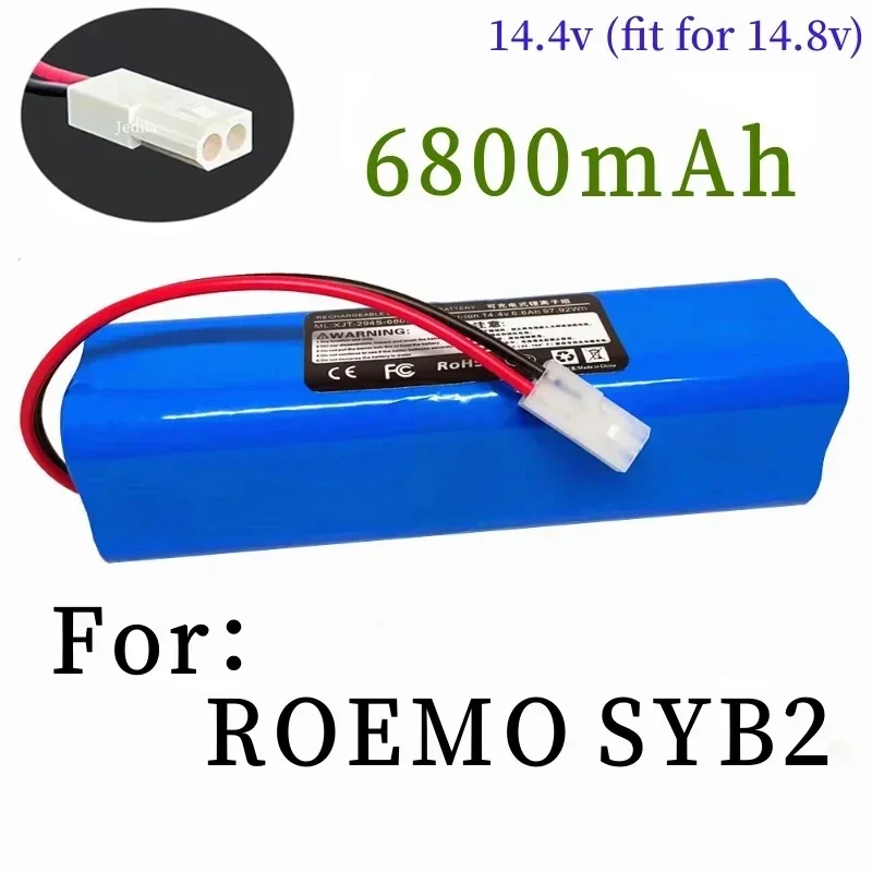 Oryginalny akumulator litowo-jonowy 12800 mAh do odkurzacza robota ROEMO SYB2