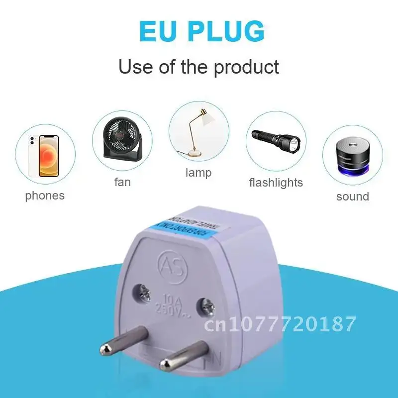 

1Pcs Power Socket Travel Adapter With Safety Shutter Universal EU/AU/UK/US/DE Socket Plug Adapter Electrical Plug Converter