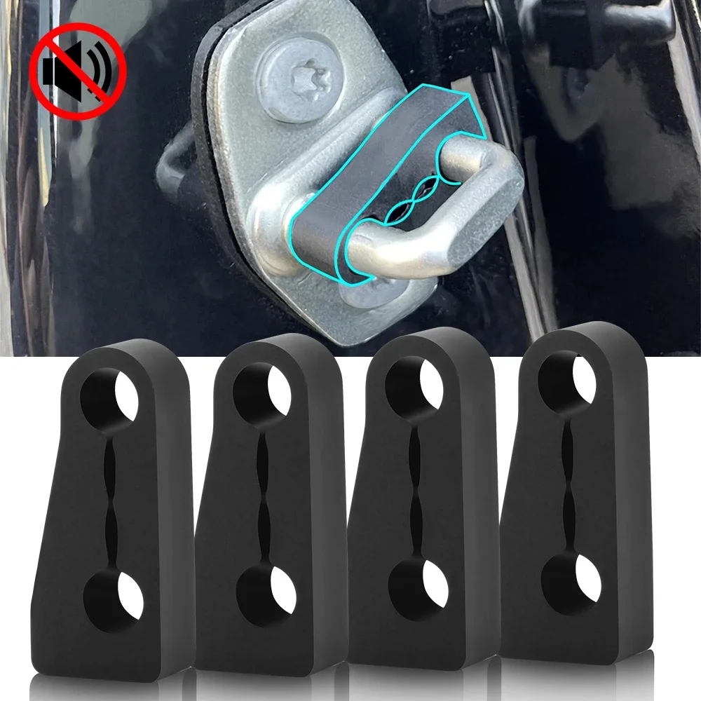 4pcs Car Door Lock Sound Deadener Damper Buffer For Peugeot 208 308 508 2008 3008 For Citroen C3 C4 C5 DS3 DS4 DS5 Deaf Seal view 5