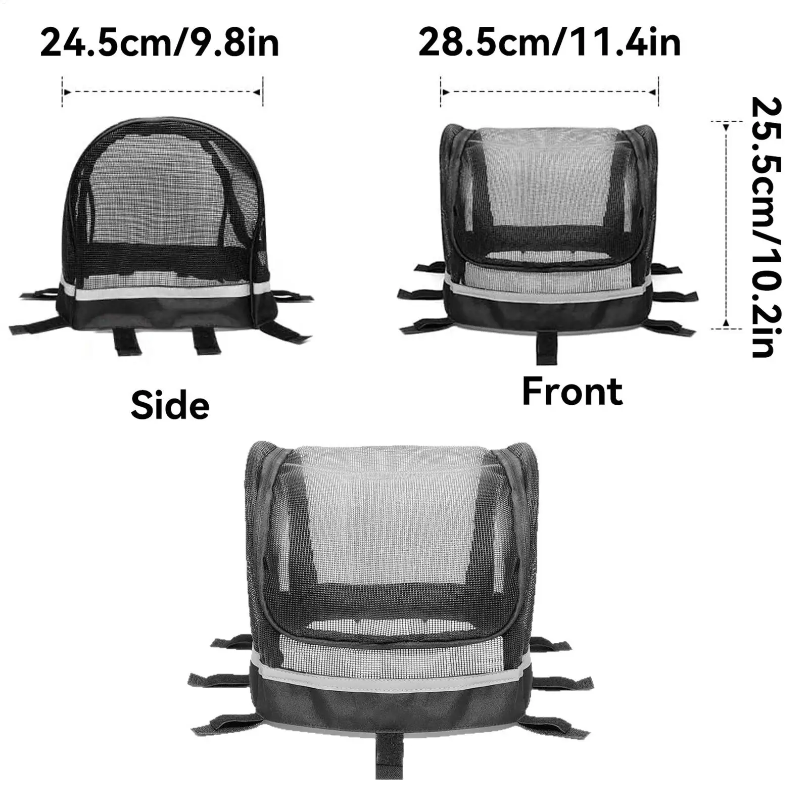 Bike Dog Basket Pet Bicycle Handlebar Carrier with Window Reinforced Pet Bicycle Basket For Daily Outdoor Pet Travel Accessory view 6