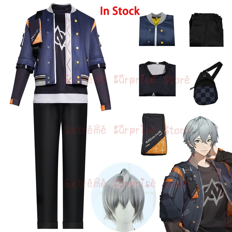 

European Size Zzz Wise Cosplay Costume Zenless Zone Zero Wise Cosplay Costume Uniform Outfit Wise Cosplay Full Set Wig Props