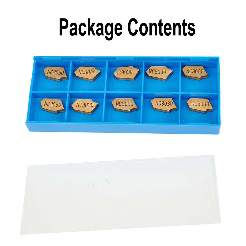 

10Pc Carbide Insert SP300 NC3020 GTN-3 Cut-Off Grooving Parting Insert CNC Carbide Metal Lathe Cutter Tool 3mm CNC Insert