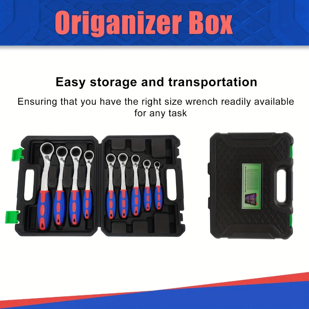 

Универсальный двунаправленный ключ с храповым механизмом, быстросъемной головкой Torx и эргономичной изогнутой ручкой