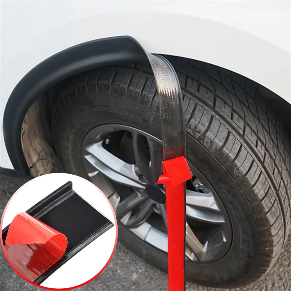 

​Universal Car Wheel Arches Wing Expander Arch Eyebrow Mudguard Lip Body Kit Protector Cover Mud Guard Accessories