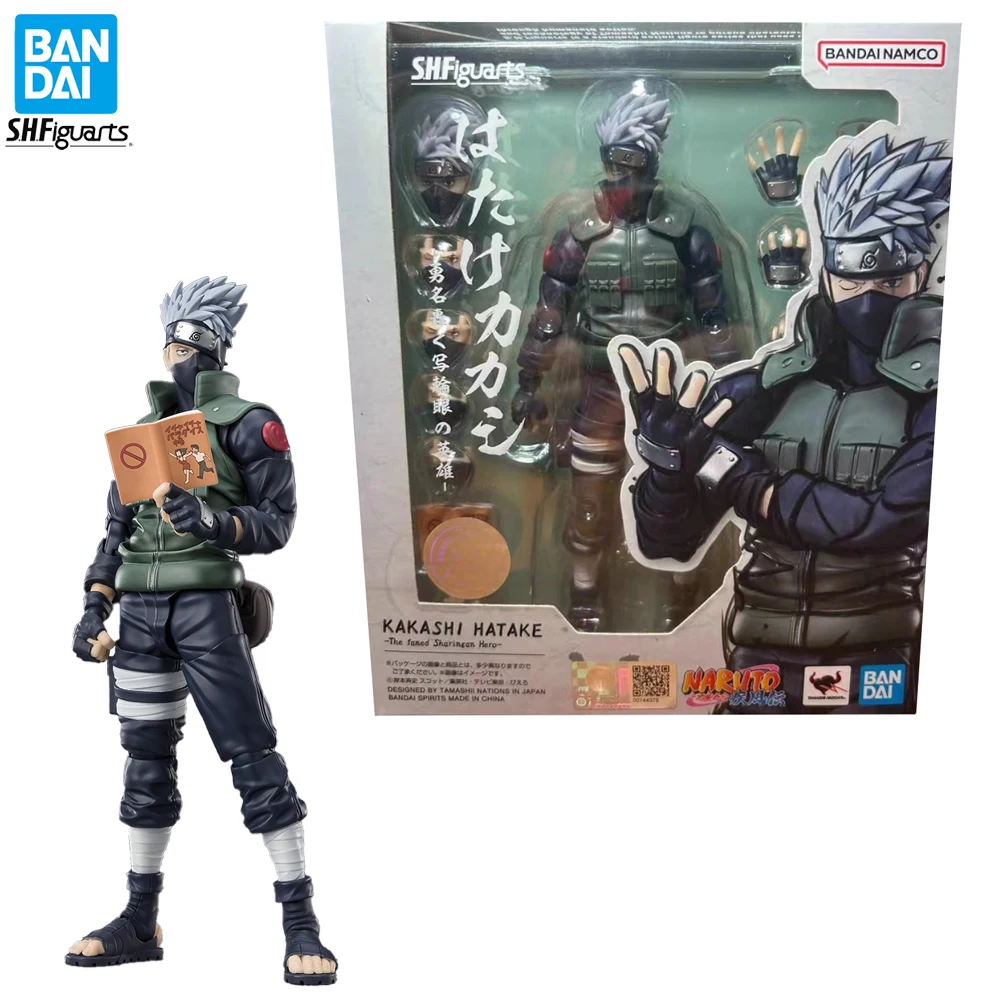 

IN STOCK Original Bandai S.H.Figuarts Kakashi Hatake (Famed Sharingan Hero) (NARUTO) 160mm SHF Anime Action Figure Model Toys