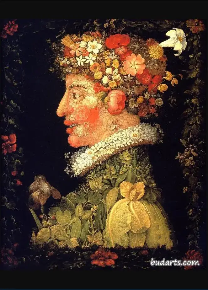 Giuseppe Arcimboldo The Four Seasons Louvre Series Spring Summer Autumn Winter Art SILK POSTER Wall Art Home Decorative painting