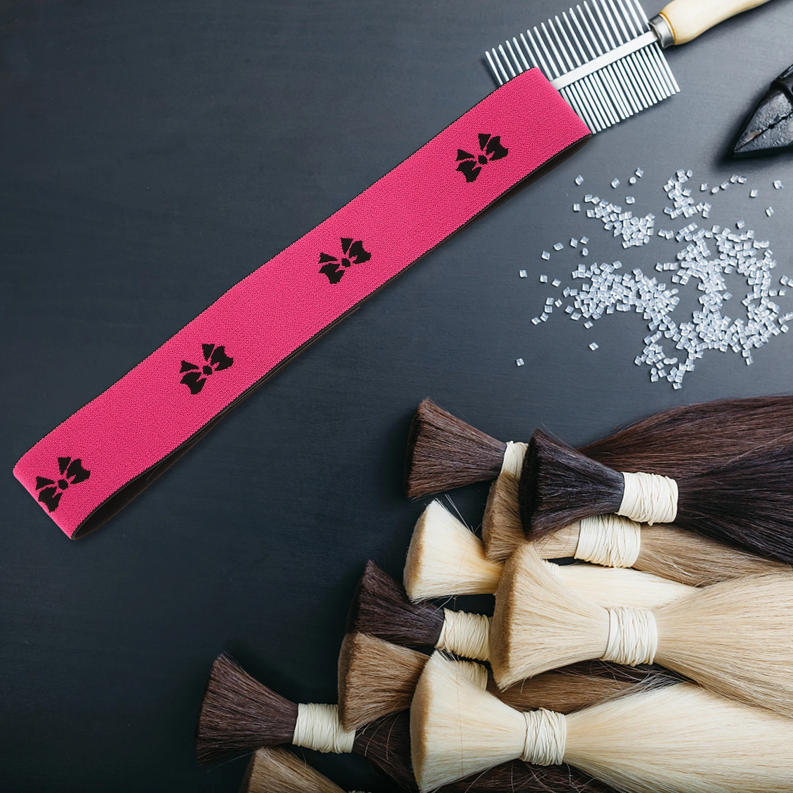 

Elastic Band for Women Reusable Fixing Bands Soft Stretchable Hair Edge Control Grip Band for Secure Fit and Comfort