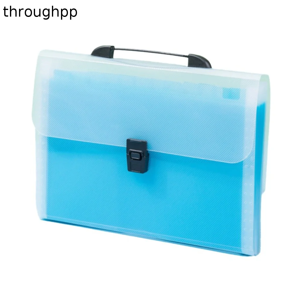 

A4 Portable Accordion Bag Organ Bag Large Capacity Test Paper Storage Bag Transparent Thickened Information File Bag Student