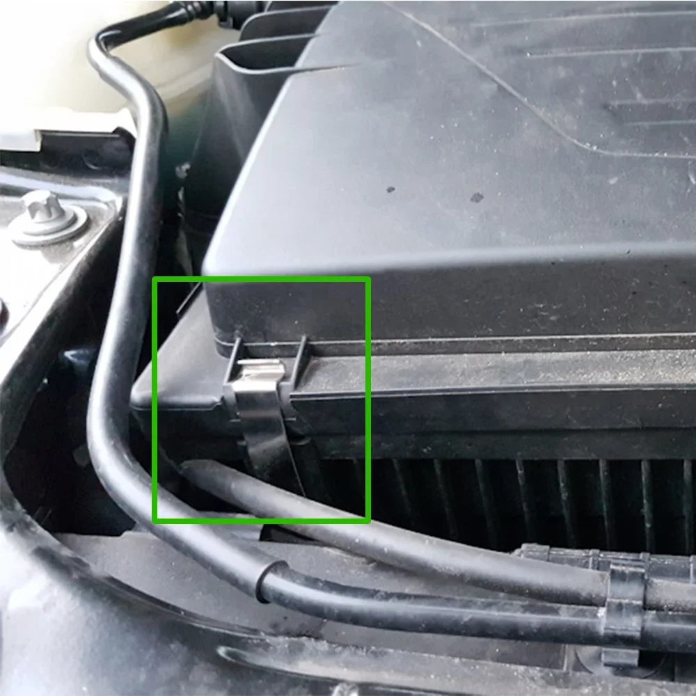 1 יחידה 13711716113   חדש עבור BMW E60 E65 E83 E34 E38 E46 E53 תיבת מסנן אוויר למנוע קליפס קליפס תיקון כסף